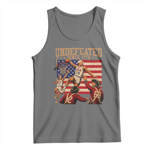 4th of July Basketball Undefeated Since 1776 Tank Top Funny Founding Fathers