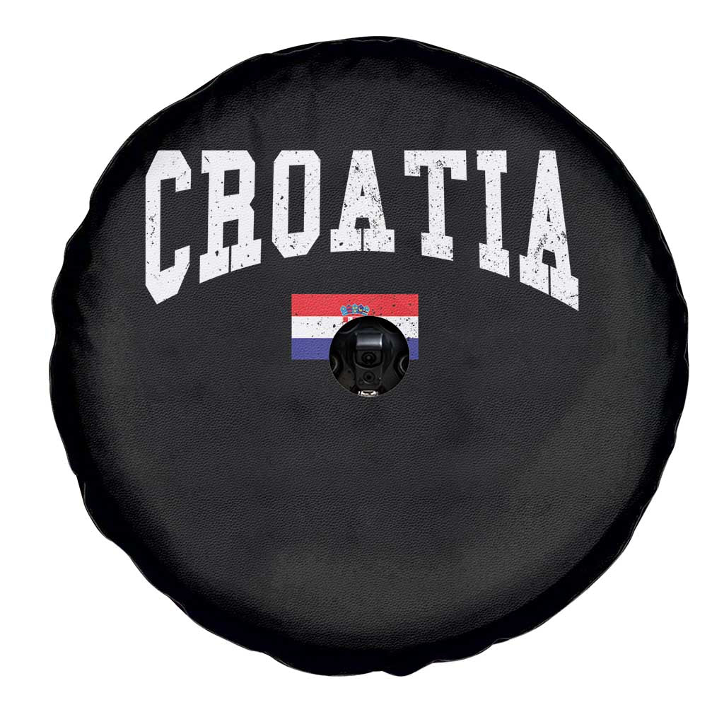 Croatia Hrvatska Flag Zagreb Croatian Jersey Retro Spare Tire Cover