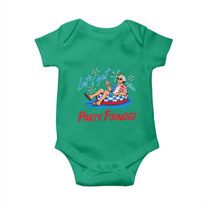 George Washington 4th of July Pool Party Baby Onesie Let's Get This Party Founded