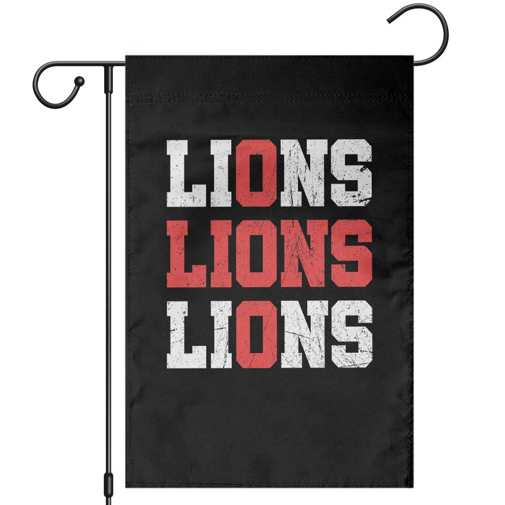 England Lions Soccer English Pride Garden Flag TS11 Black Print Your Wear