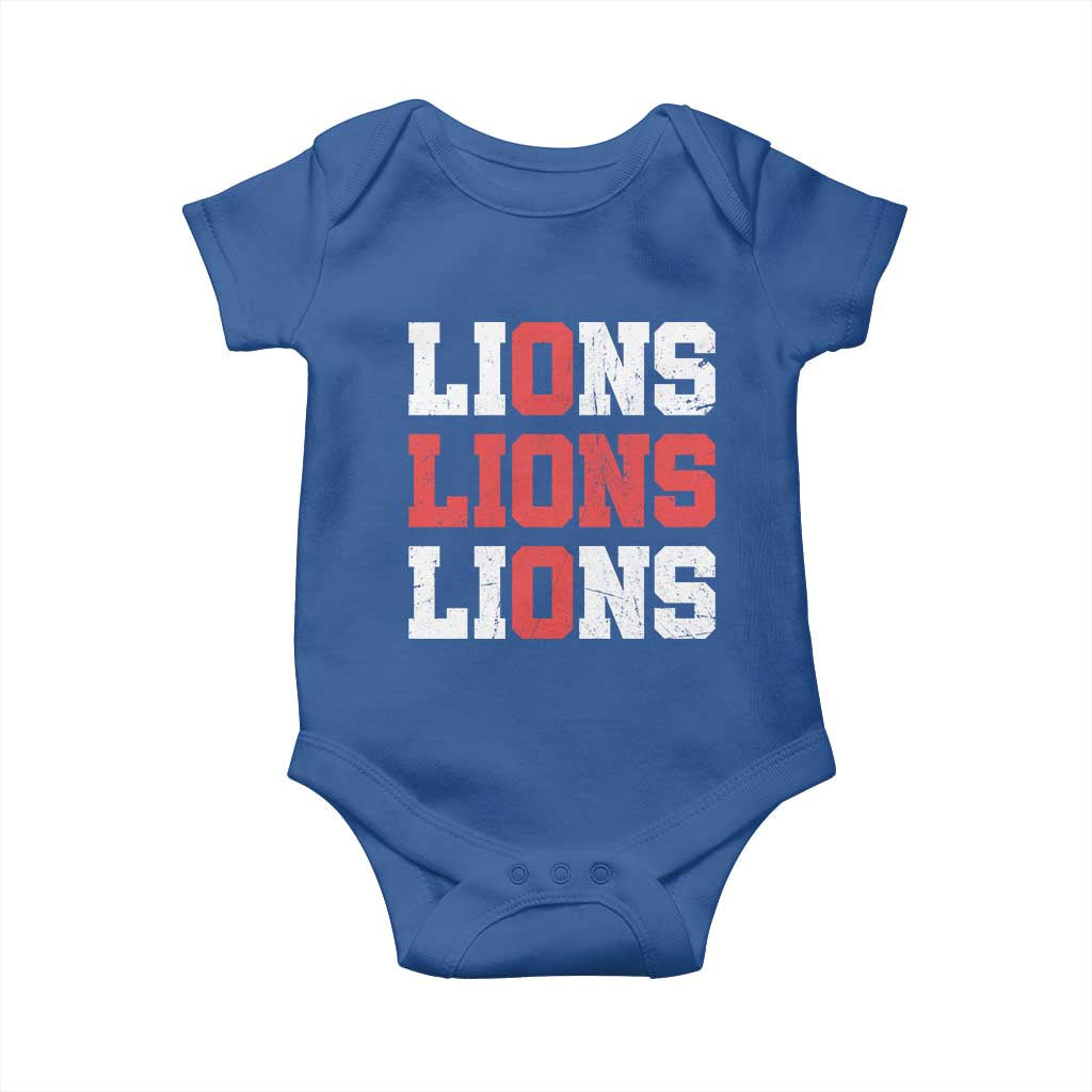 England Lions Soccer English Pride Baby Onesie