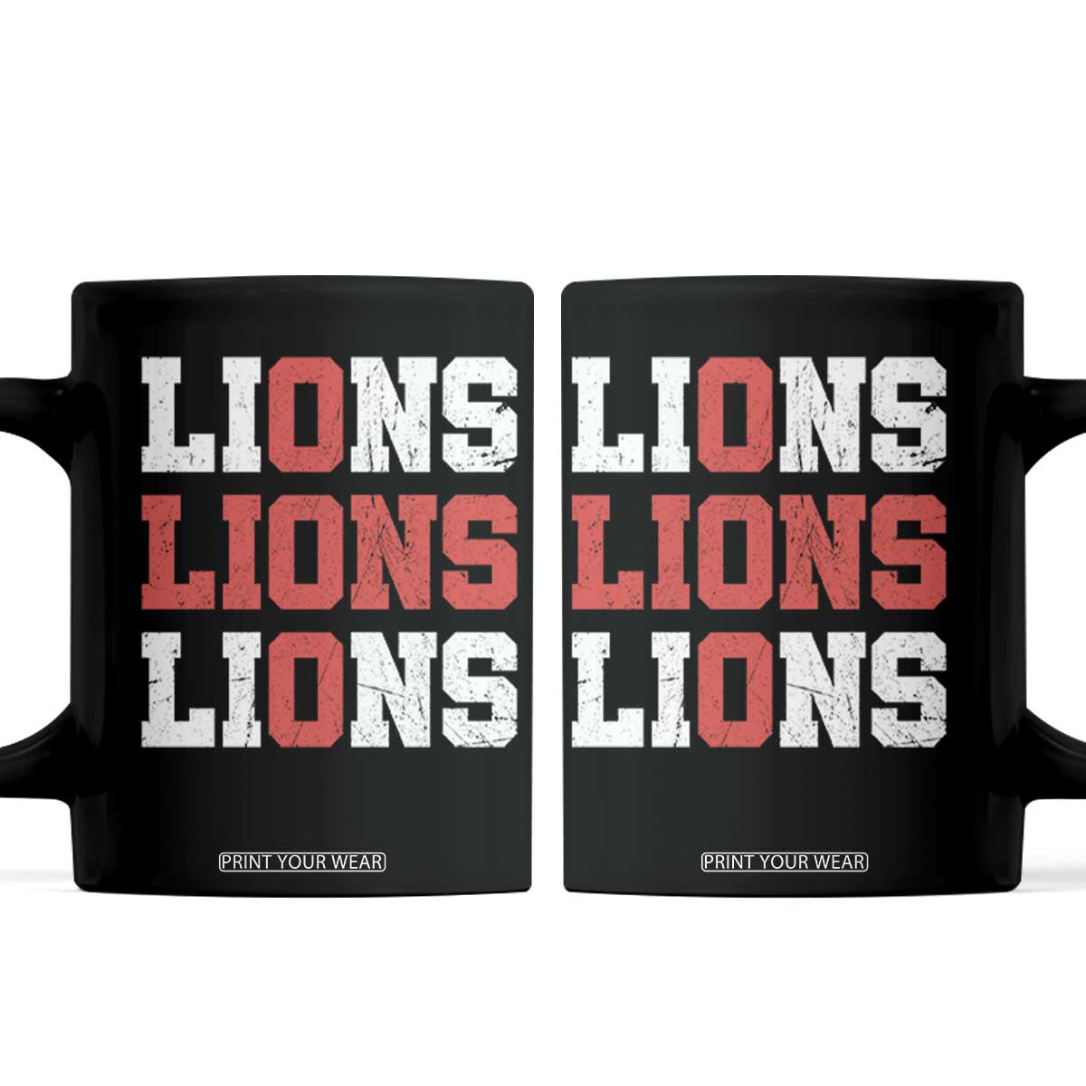 England Lions Soccer English Pride Coffee Mug TS11 Black Print Your Wear