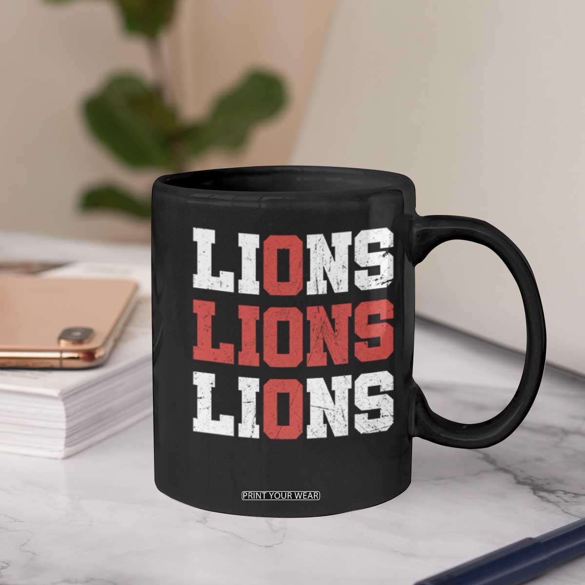England Lions Soccer English Pride Coffee Mug