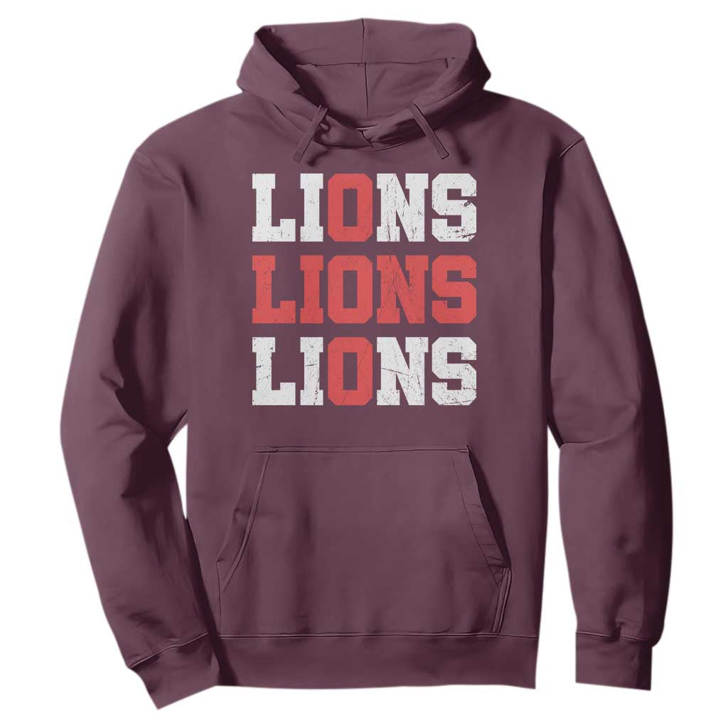 England Lions Soccer English Pride Hoodie