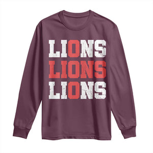 England Lions Soccer English Pride Long Sleeve Shirt