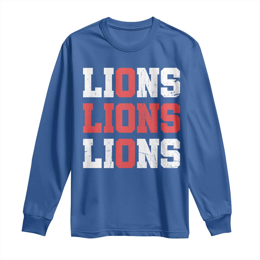 England Lions Soccer English Pride Long Sleeve Shirt