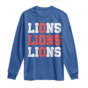 England Lions Soccer English Pride Long Sleeve Shirt
