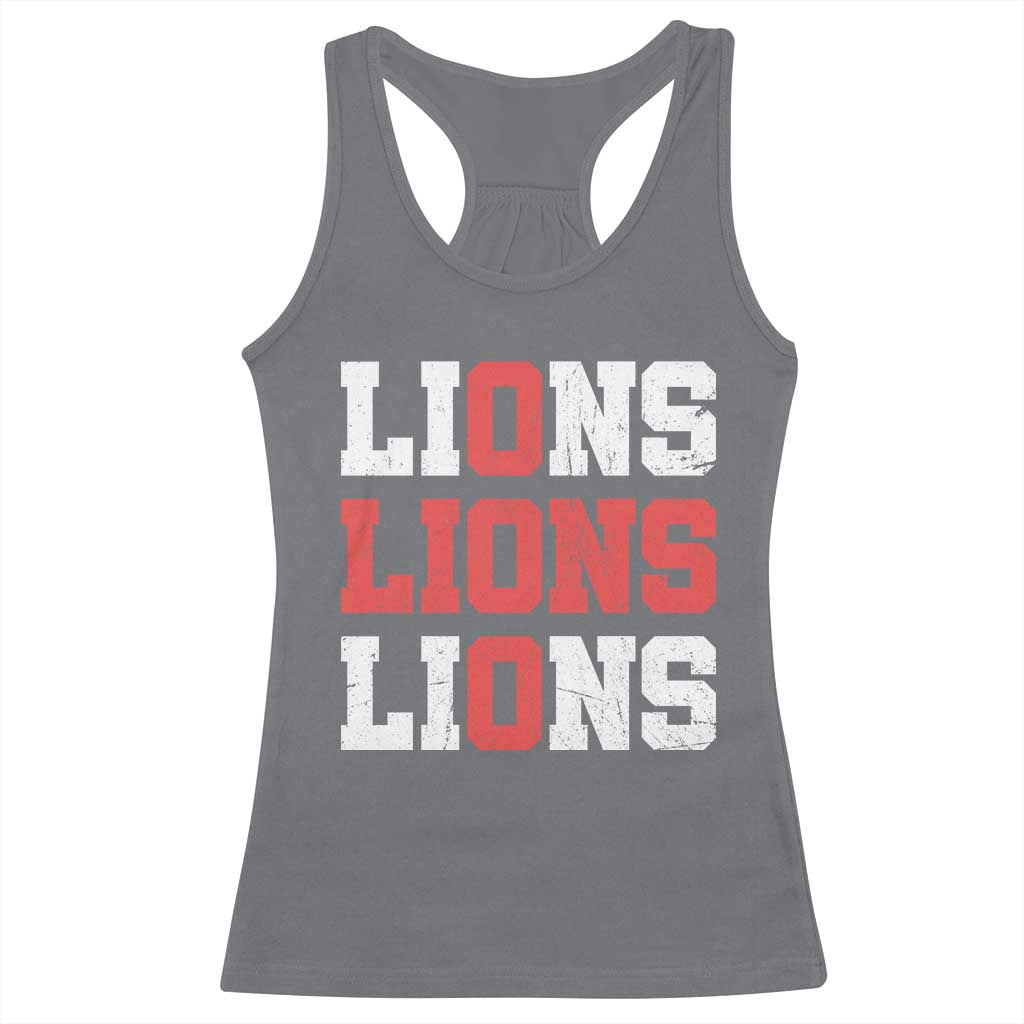 England Lions Soccer English Pride Racerback Tank Top