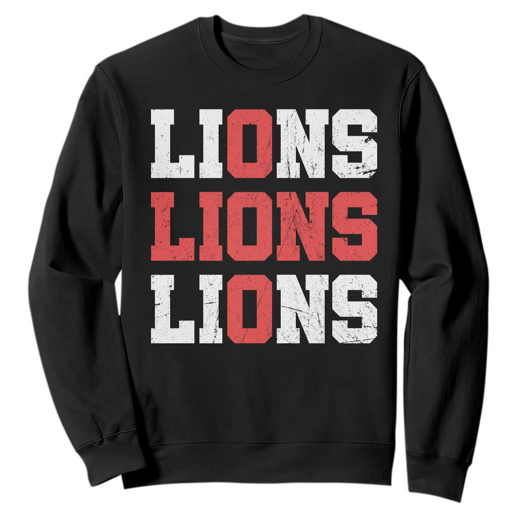 England Lions Soccer English Pride Sweatshirt