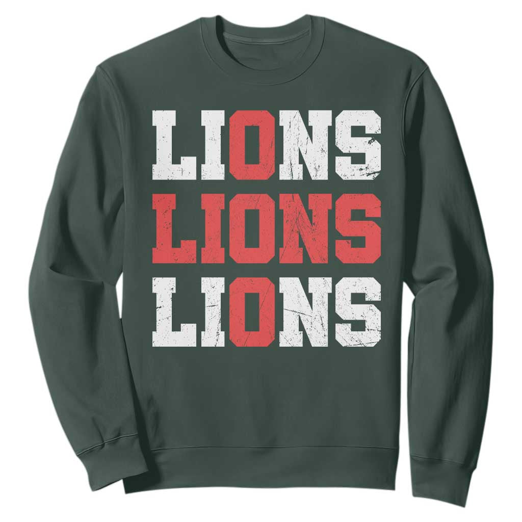 England Lions Soccer English Pride Sweatshirt
