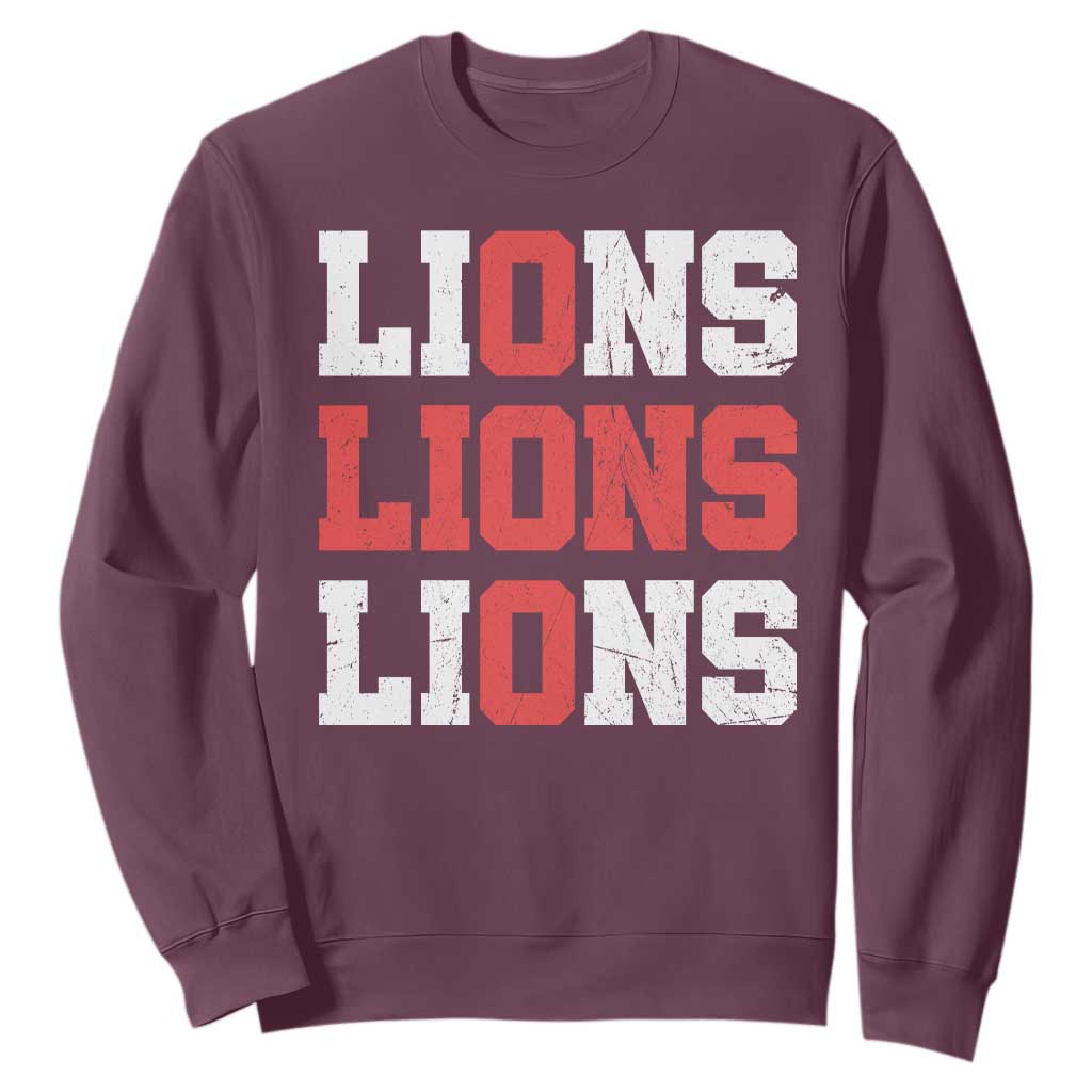 England Lions Soccer English Pride Sweatshirt