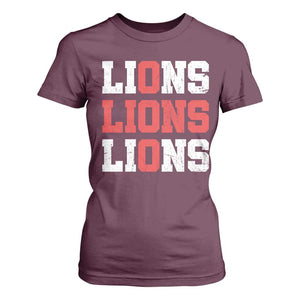 England Lions Soccer English Pride T Shirt For Women