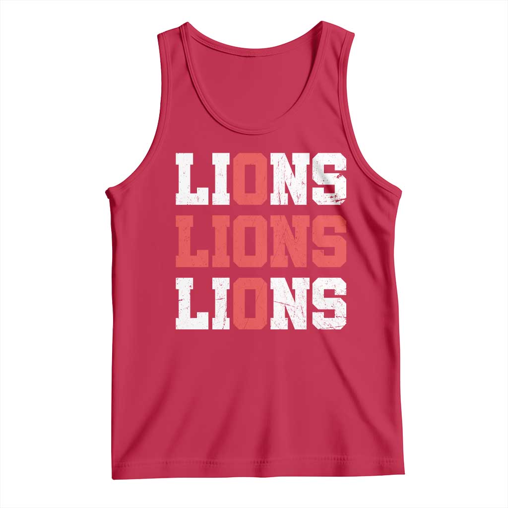 England Lions Soccer English Pride Tank Top