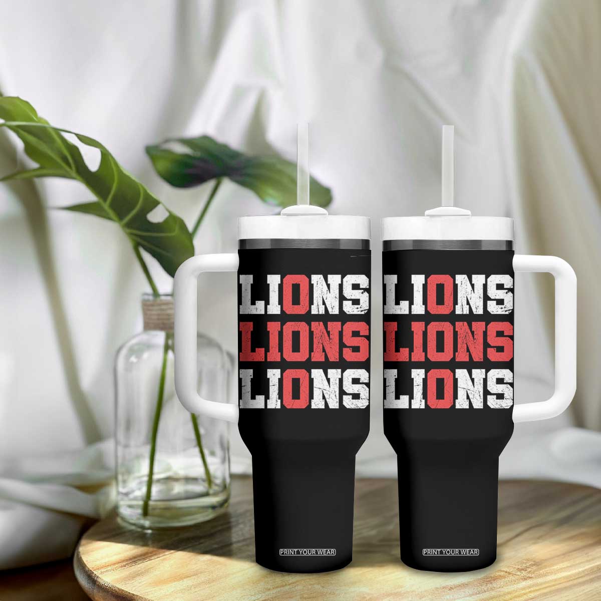 England Lions Soccer English Pride Tumbler With Handle