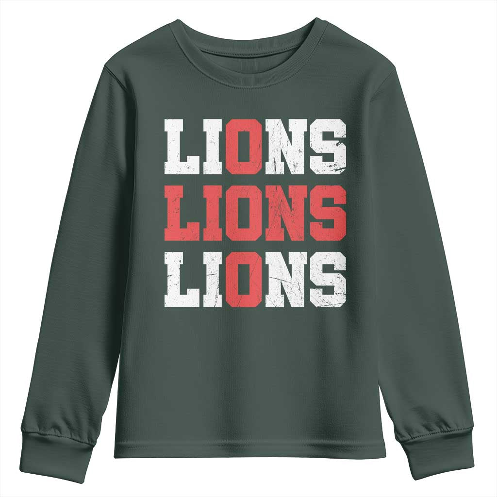 England Lions Soccer English Pride Youth Sweatshirt