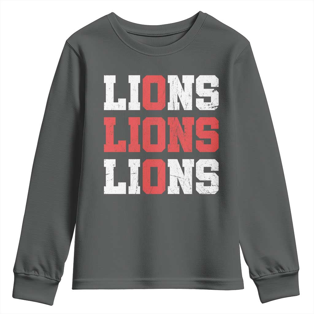 England Lions Soccer English Pride Youth Sweatshirt