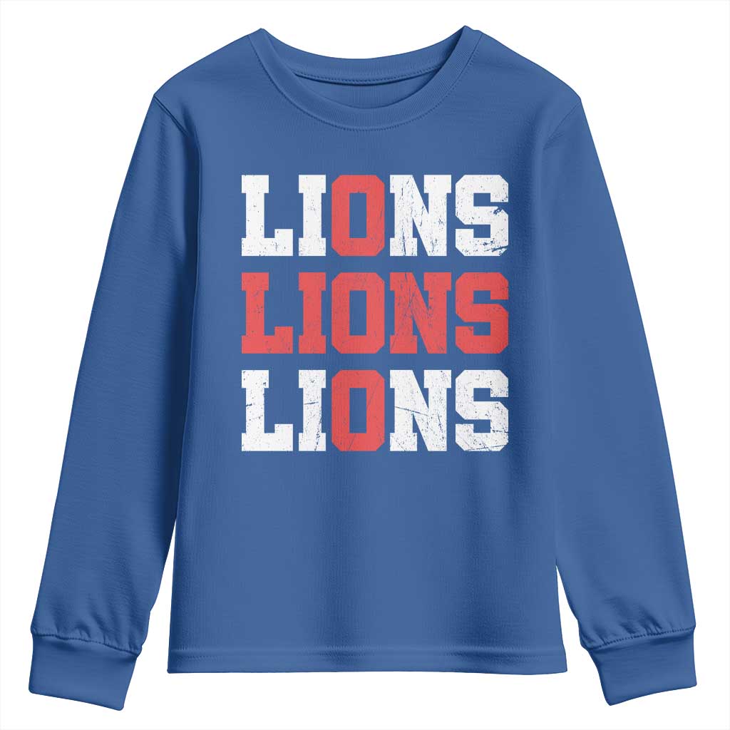England Lions Soccer English Pride Youth Sweatshirt