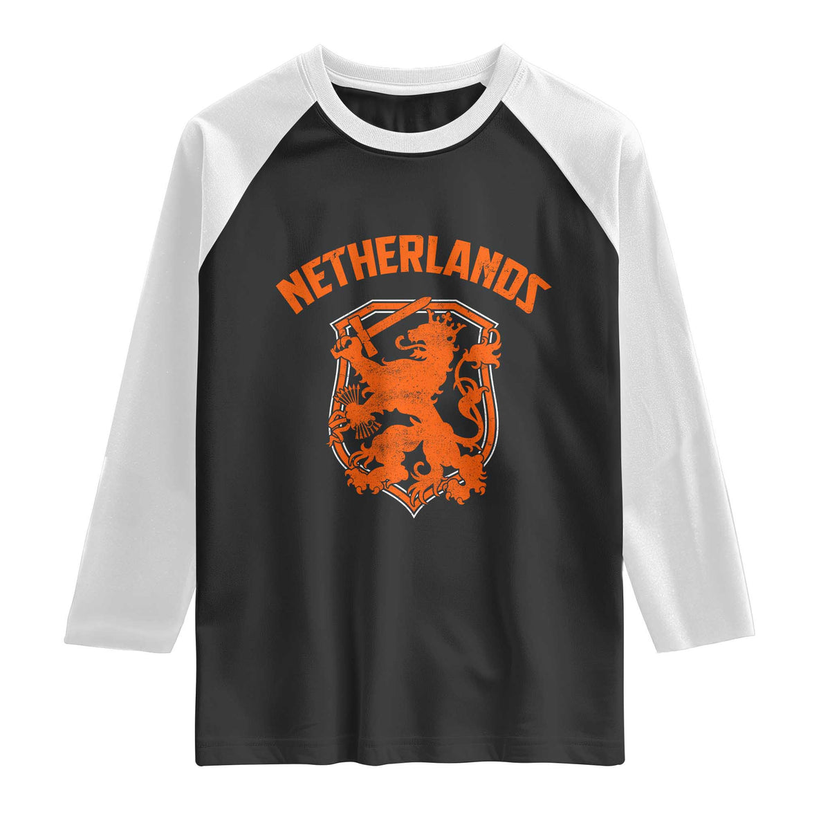 Netherlands Dutch Republic Lion Vintage Holland Crest Raglan Shirt