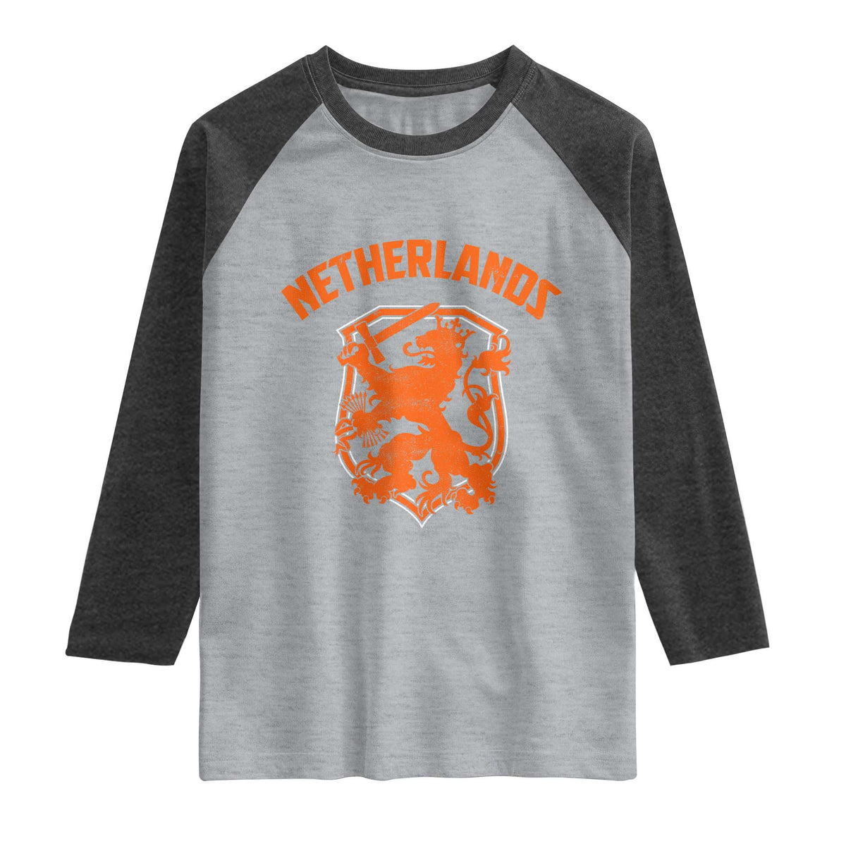 Netherlands Dutch Republic Lion Vintage Holland Crest Raglan Shirt