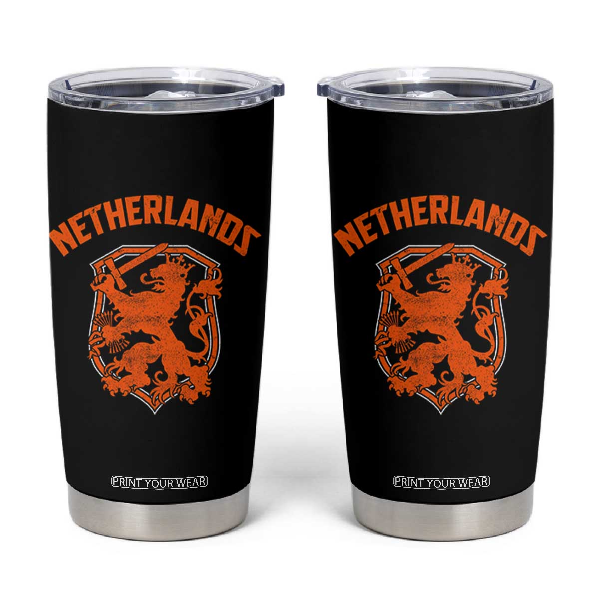 Netherlands Dutch Republic Lion Vintage Holland Crest Tumbler Cup