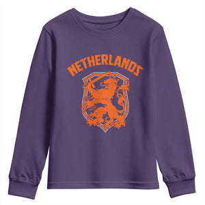 Netherlands Dutch Republic Lion Vintage Holland Crest Youth Sweatshirt