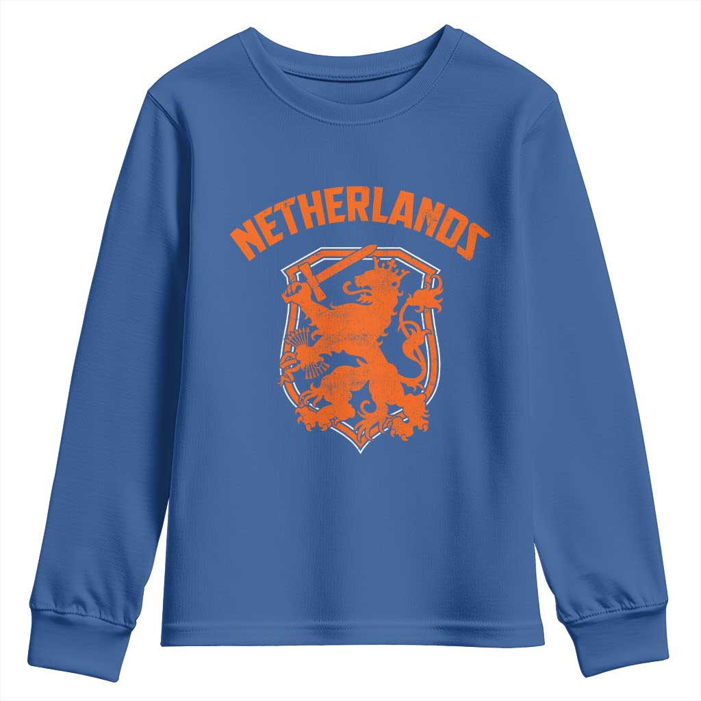 Netherlands Dutch Republic Lion Vintage Holland Crest Youth Sweatshirt