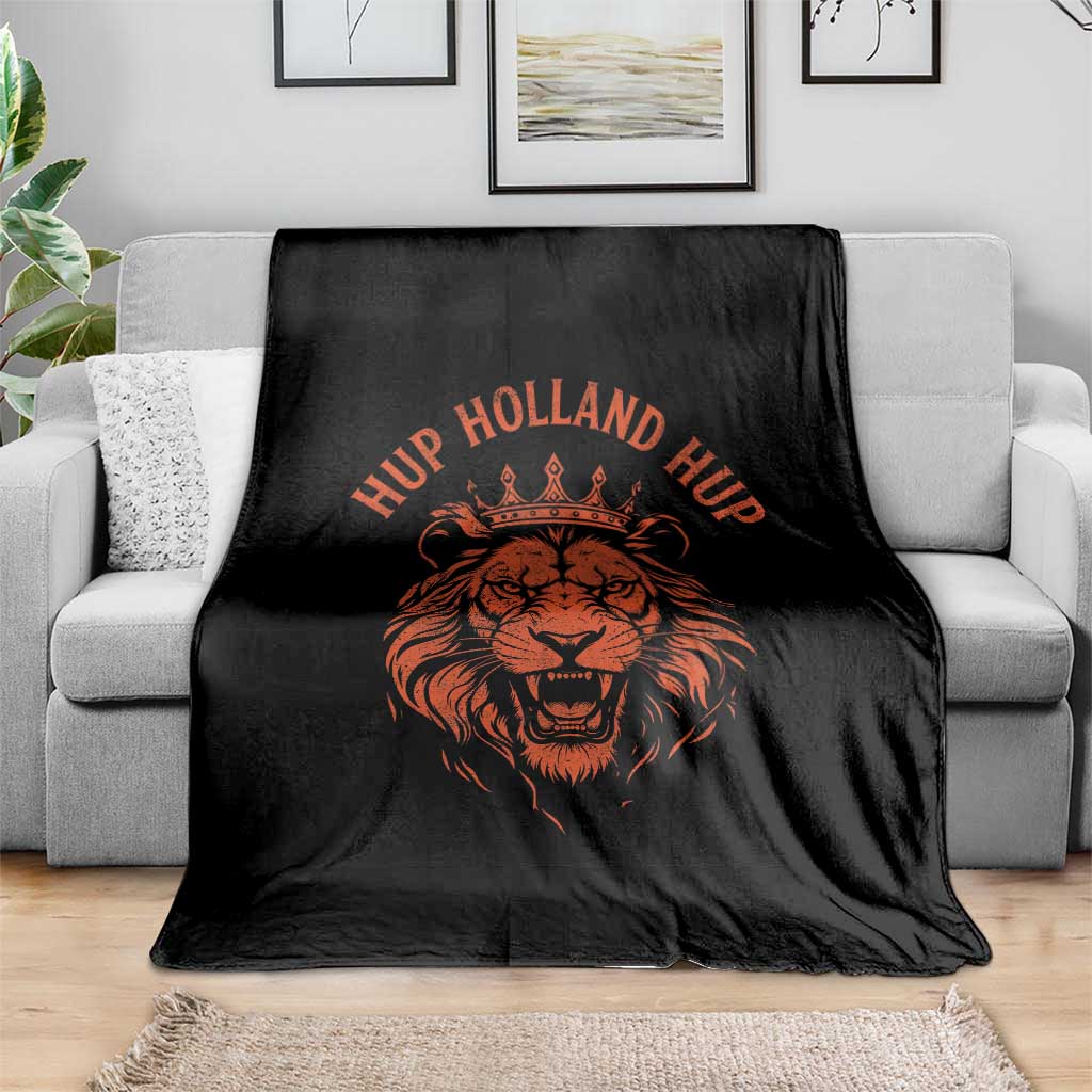 Hup Holland Hup Dutch Orange Lion Netherlands Heritage Throw Blanket