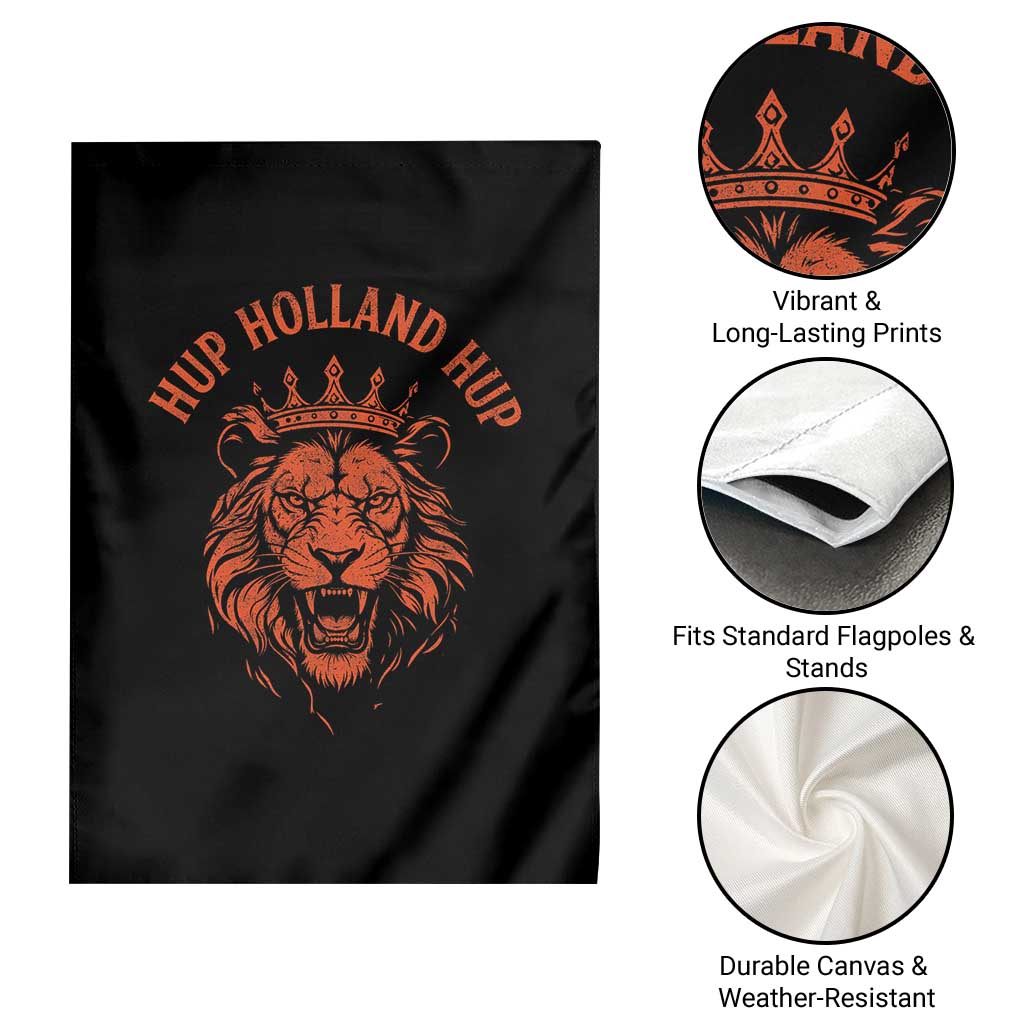 Hup Holland Hup Dutch Orange Lion Netherlands Heritage Garden Flag
