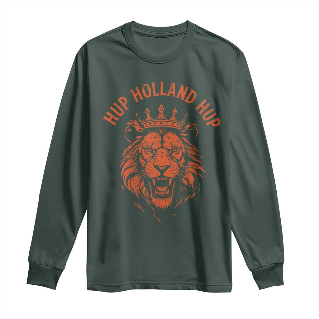 Hup Holland Hup Dutch Orange Lion Netherlands Heritage Long Sleeve Shirt