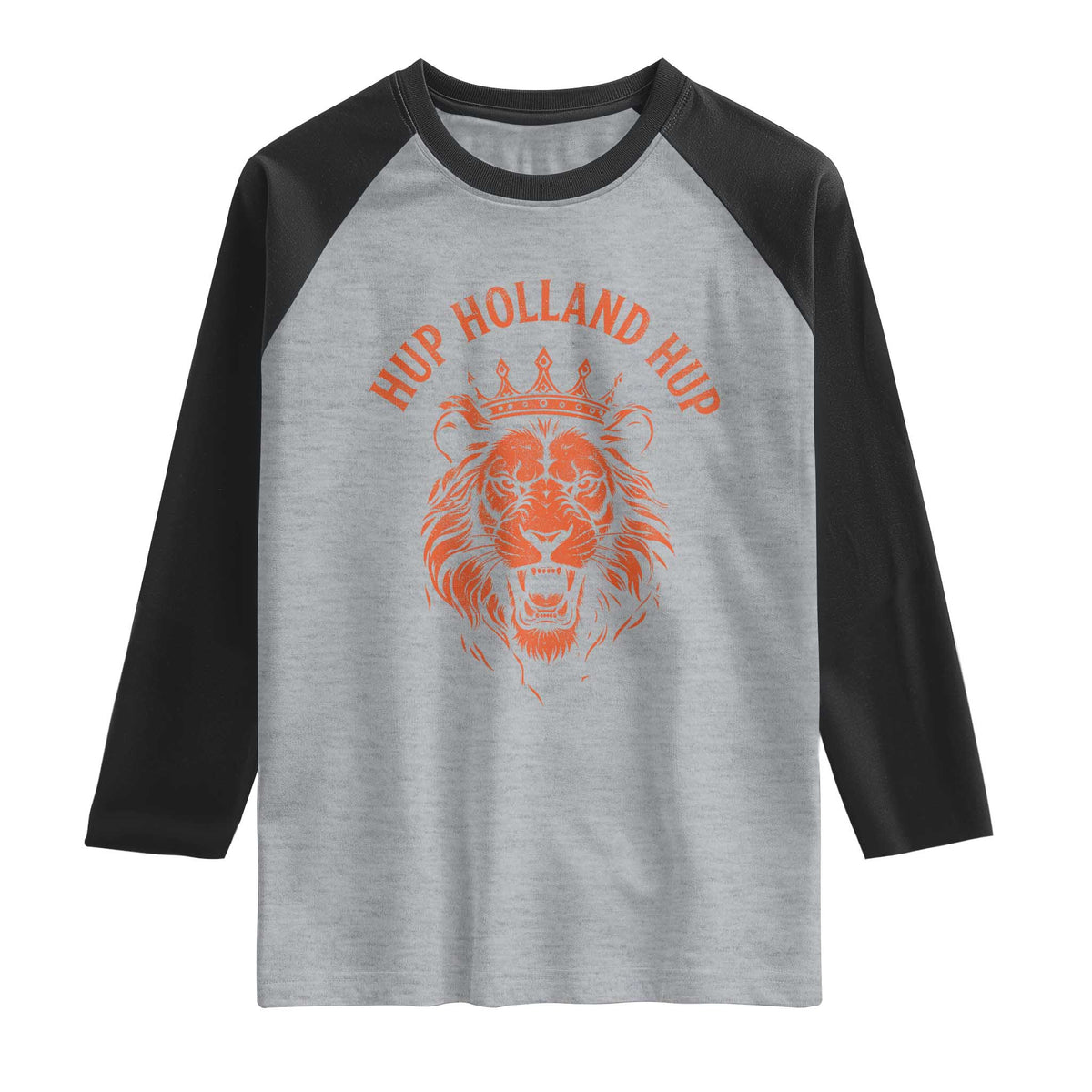 Hup Holland Hup Dutch Orange Lion Netherlands Heritage Raglan Shirt