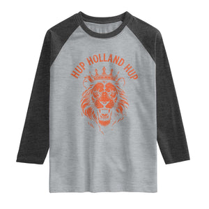 Hup Holland Hup Dutch Orange Lion Netherlands Heritage Raglan Shirt