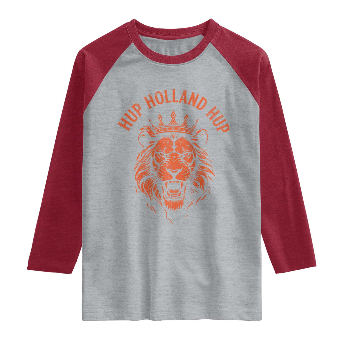 Hup Holland Hup Dutch Orange Lion Netherlands Heritage Raglan Shirt