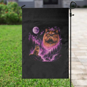 Princess Cat Howling To The Moon Vintage 90s Nature Garden Flag TS11 Print Your Wear