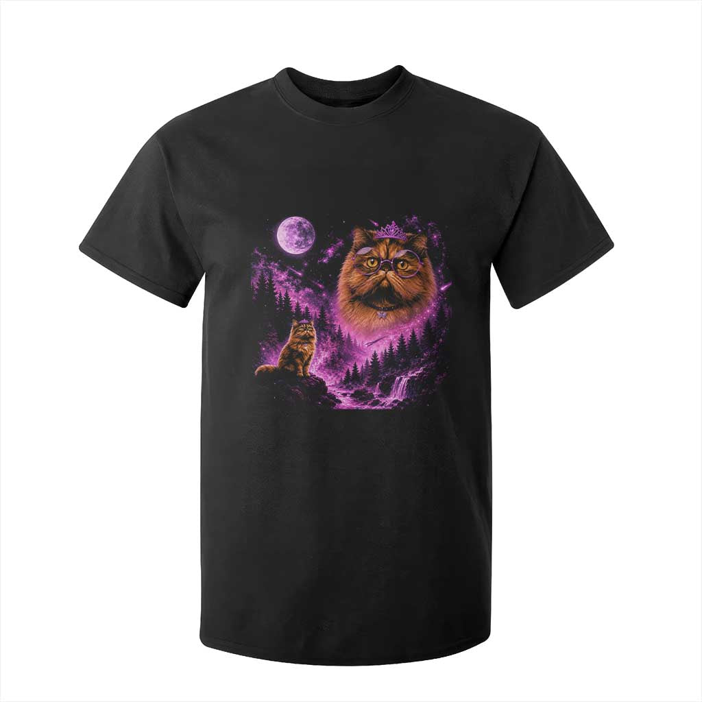 Princess Cat Howling To The Moon Vintage 90s Nature T Shirt For Kid TS11 Black Print Your Wear
