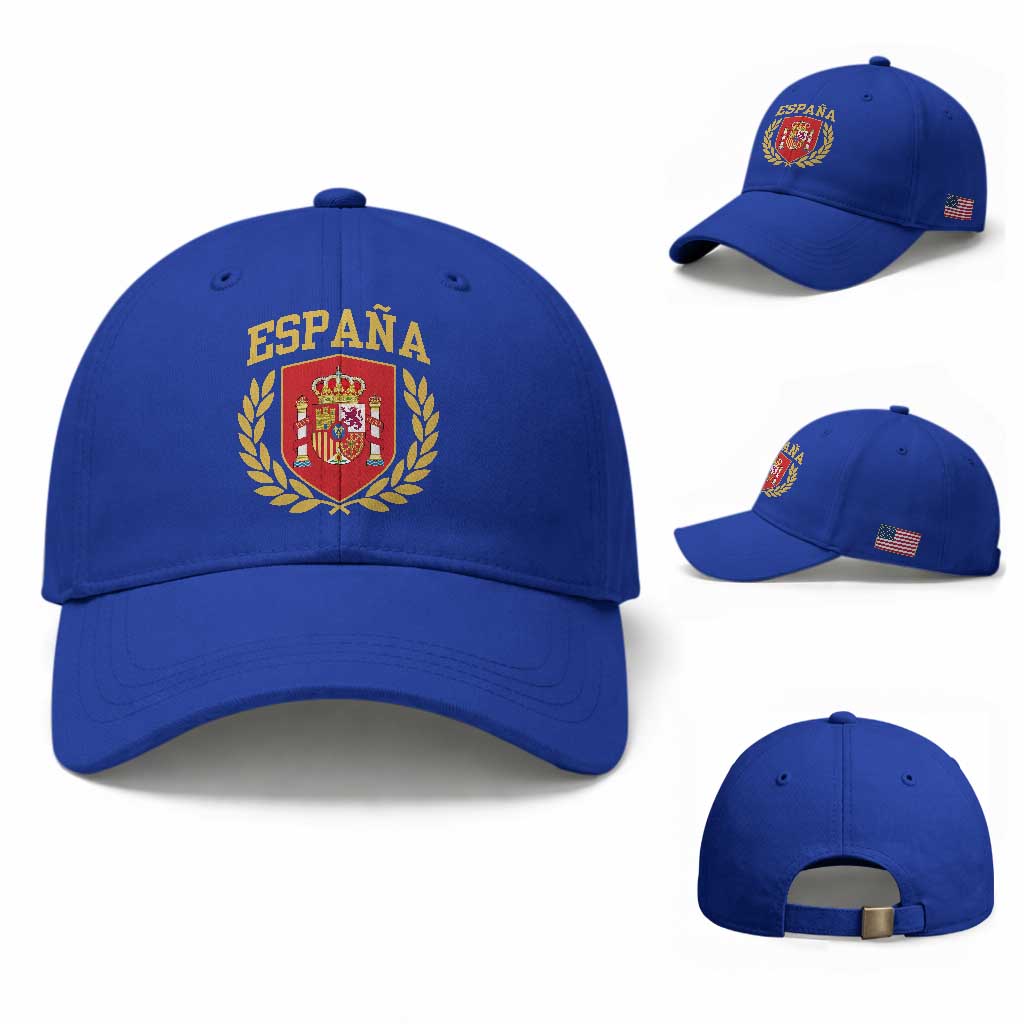 Espana Escudo Retro Spain Coat of Arms Español Baseball Cap