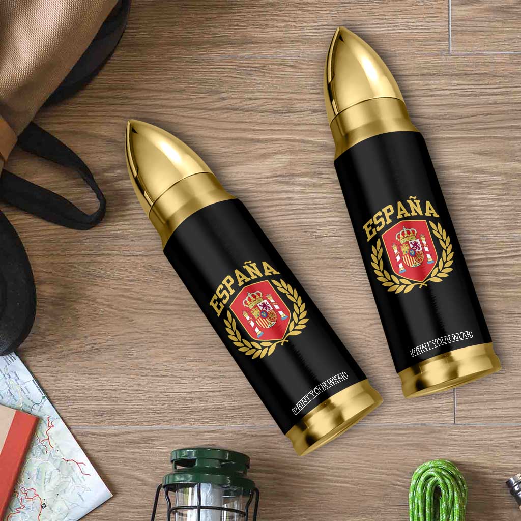 Espana Escudo Retro Spain Coat of Arms Español Bullet Tumbler