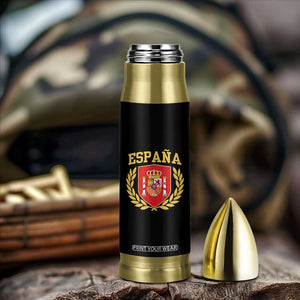 Espana Escudo Retro Spain Coat of Arms Español Bullet Tumbler