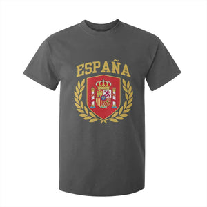 Espana Escudo Retro Spain Coat of Arms Español T Shirt For Kid