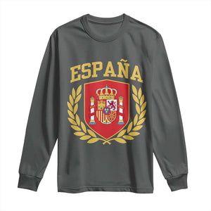 Espana Escudo Retro Spain Coat of Arms Español Long Sleeve Shirt