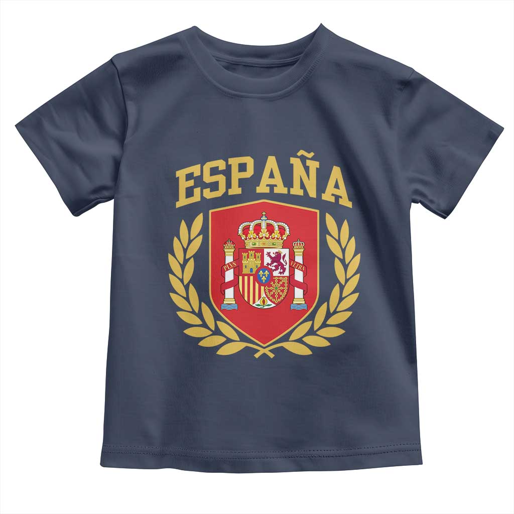 Espana Escudo Retro Spain Coat of Arms Español Toddler T Shirt