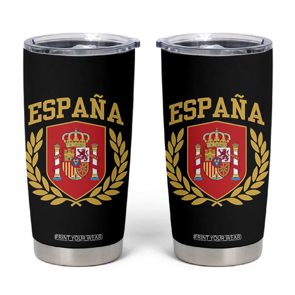 Espana Escudo Retro Spain Coat of Arms Español Tumbler Cup