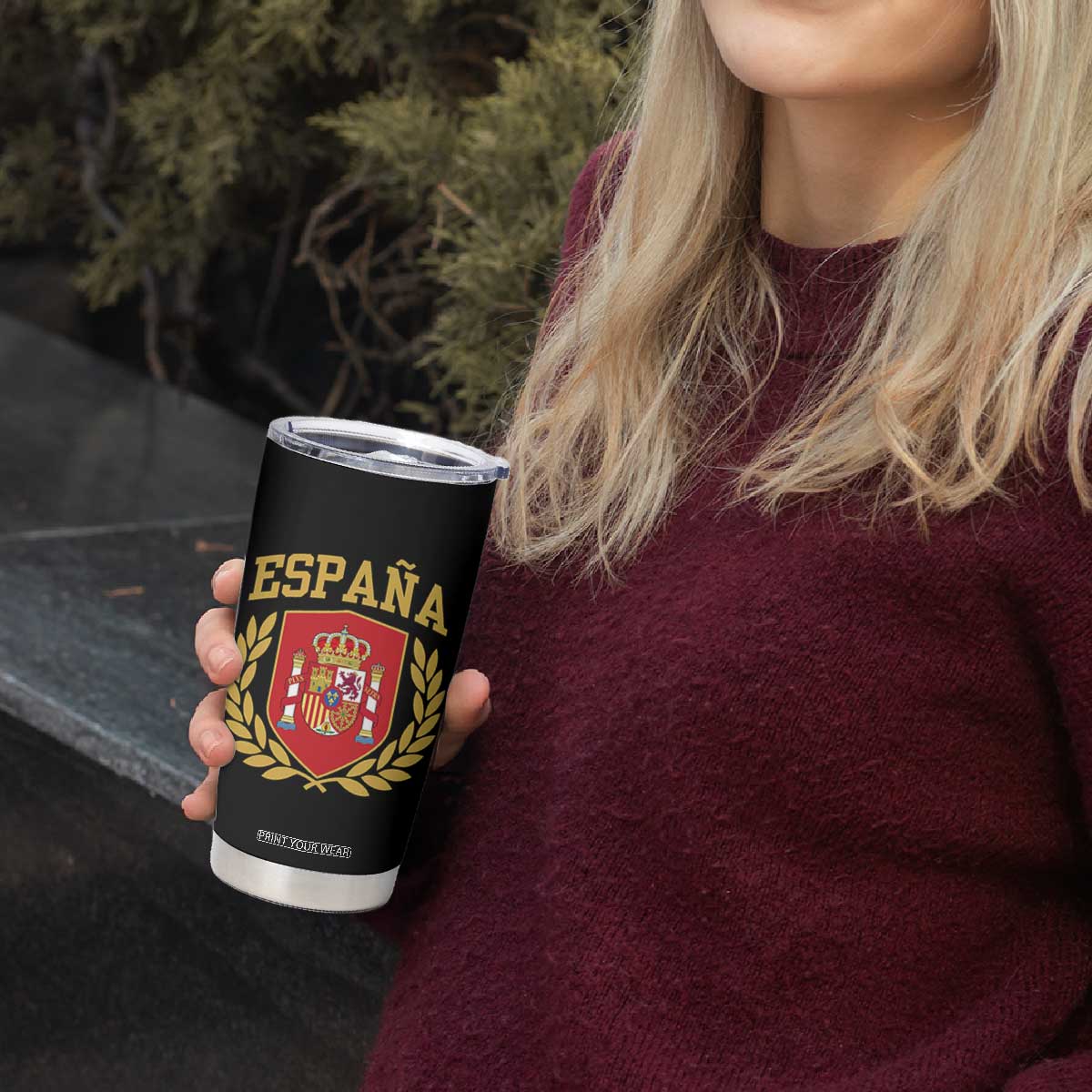 Espana Escudo Retro Spain Coat of Arms Español Tumbler Cup