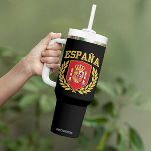 Espana Escudo Retro Spain Coat of Arms Español Tumbler With Handle