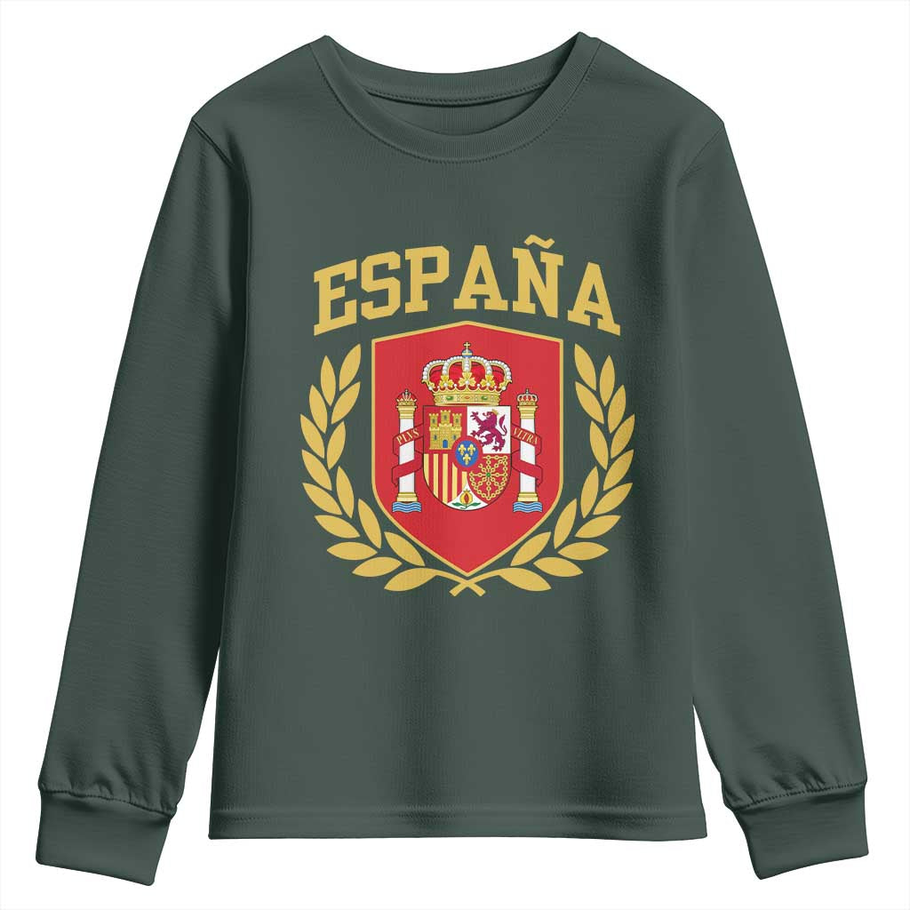 Espana Escudo Retro Spain Coat of Arms Español Youth Sweatshirt