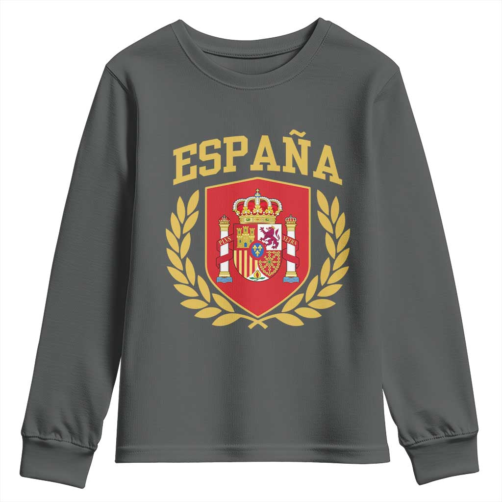 Espana Escudo Retro Spain Coat of Arms Español Youth Sweatshirt