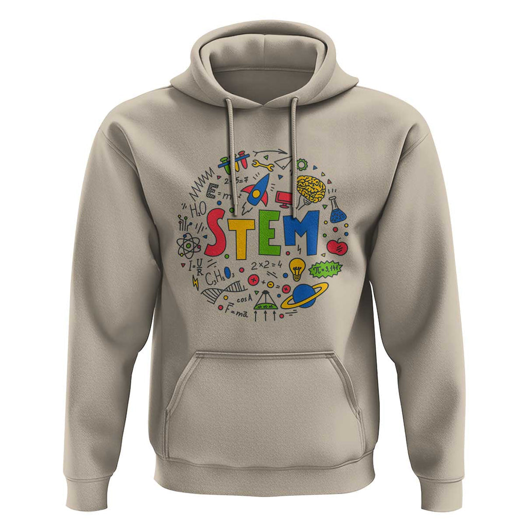 STEM Teacher Hoodie Science Technology Engineering Math School TS11 Sand Print Your Wear