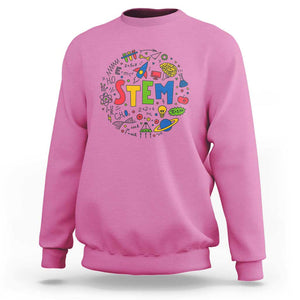 STEM Teacher Sweatshirt Science Technology Engineering Math School TS11 Azalea Print Your Wear