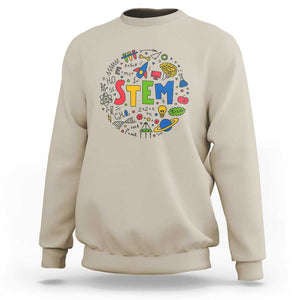 STEM Teacher Sweatshirt Science Technology Engineering Math School TS11 Sand Print Your Wear