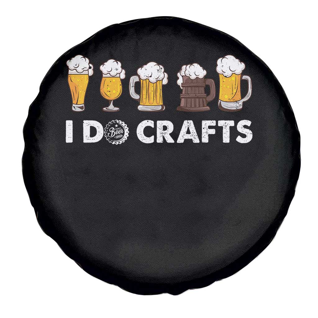 Funny Beer Spare Tire Cover I Do Crafts Vintage Beer Brewing TS11 Print Your Wear