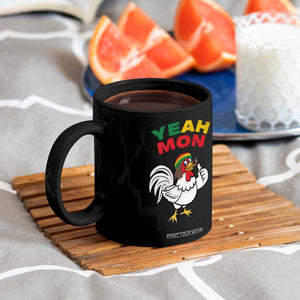 Jamaica Chicken Coffee Mug Yeah Mon Jamaican Rastacap TS11 Print Your Wear